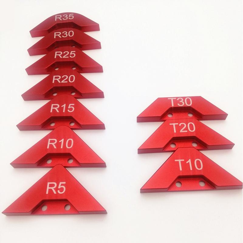 Trimming Machine R Rounded Beveled Template Router Table Corner Jig Radius Chamfer Profile Template Kit Woodworking Tools