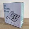Kabelgebundenes Telefon mit großen Tasten für Senioren, Einstellbare Lautstärke, Englischsprachiges Modell