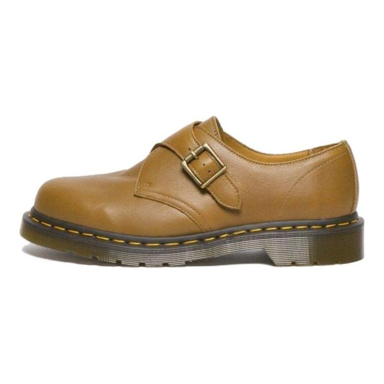 Dr. Martens 1461 Leather Comfortable Slip-On Casual Shoes Women Shoes Brown 31477205