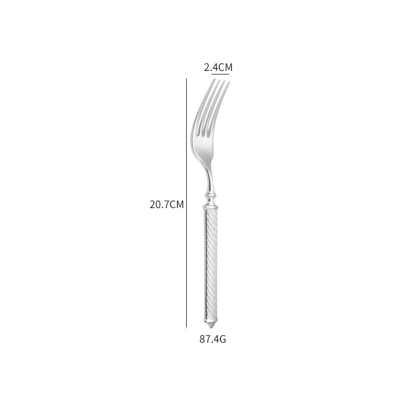 High Value 304 Stainless Steel Cutlery Set Hemp Rope Hotel Tablware Wedding Gift Luxury Knifves Forks Spoons Dinner Items