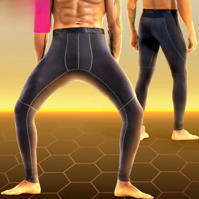 Colanți termici ușori de toamnă și primăvară pentru bărbați - Lenjerie de corp respirabilă, călduroasă