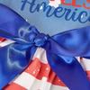 Pet Clothes for Dog Cat Puppy Dress American Flag Dog Outfits with Bowknut Independence Day for Small Medium Dog
