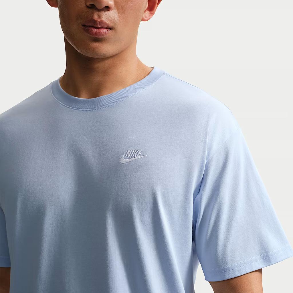 Nike Sportswear Club Cotton Comfortable Casual Embroidered T-Shirt Men Tops FV0376-407