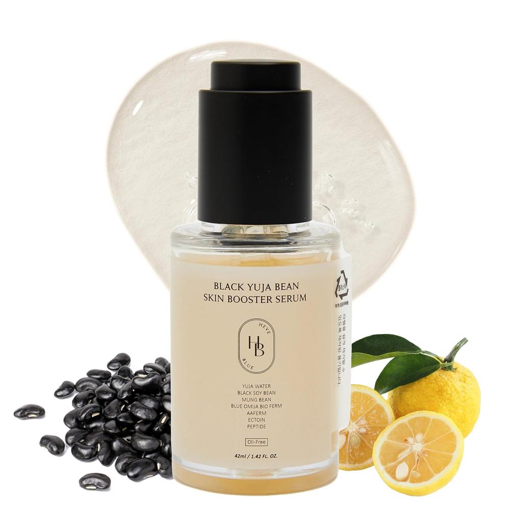 HEVE BLUE Czarne Serum Booster do Skóry z Fasoli Yuja 42ml