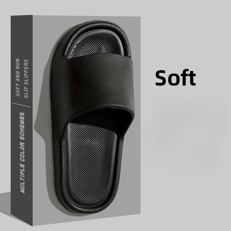 

Горячая Распродажа Мужские Домашние Тапочки Для Помещения Гостевые 2025 Весна Лето Нескользящие Бесшумные Без Неприятного Запаха Ног Пара Ванная Комната Мужские 44-45 чёрный