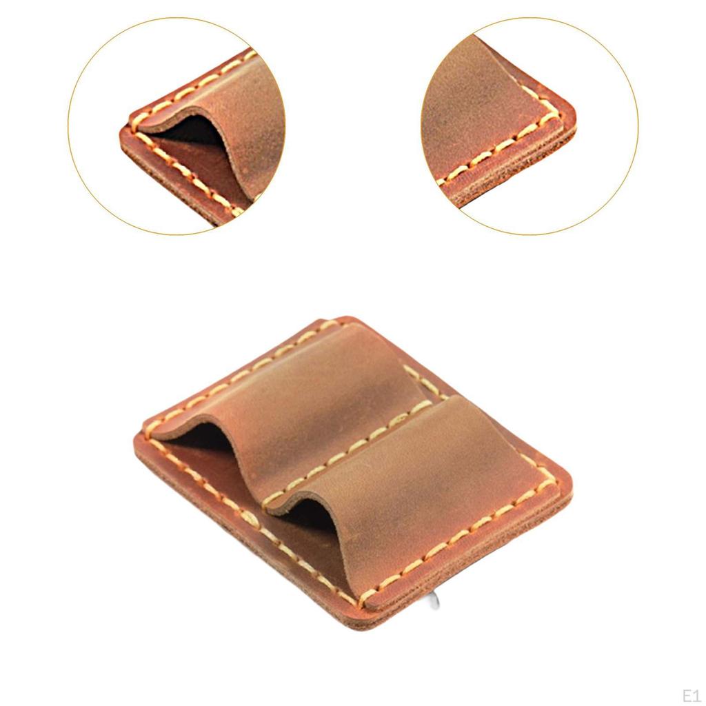 Double Pen Holder for Notebook with Metal Clip Sleeve Planners Books