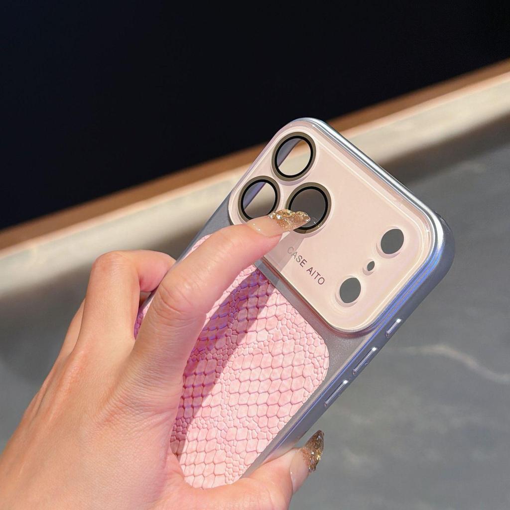 iPhone 17 Pro Max Snakeskin Protective Case with Large Window