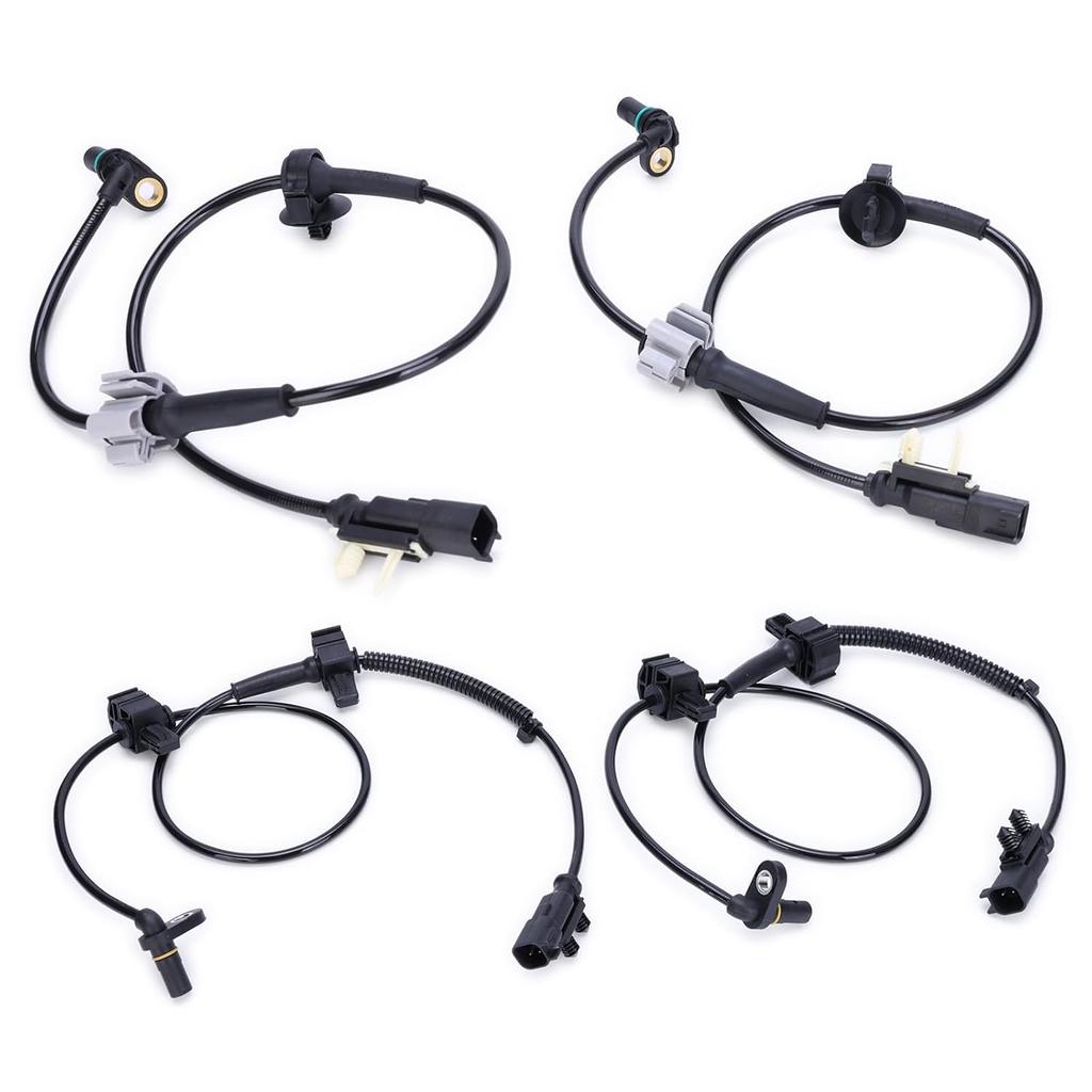 4Pcs ABS Sensor Anti-Lock Brake System Wheel Speed Sensor Front/Rear Wheels Compatible with for J-eep Silverado 1500 Tahoe for Sierra 1500 Yukon