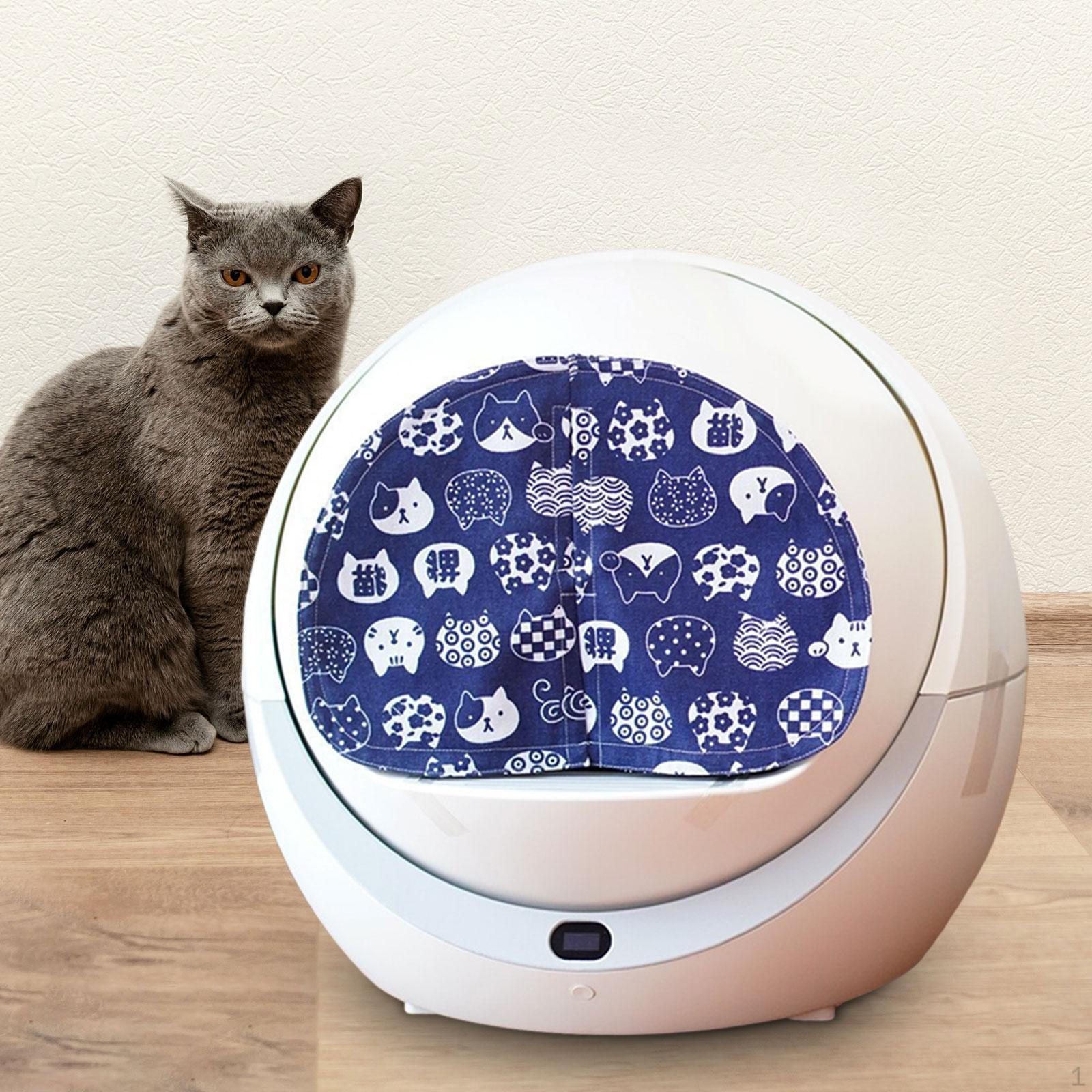 

Шторка для кошачьего туалета, дверца-клапан, пыленепроницаемая, простая в установке, замена Cat Blue