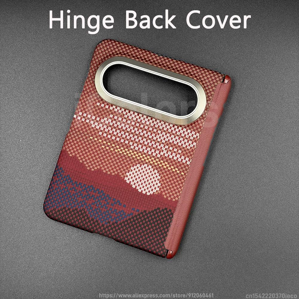 Hinge Case for Huawei Pura X Max Aramid Carbon Fiber Case Magnetic MagSafe Compatible Ultra Slim Armor Protective Cover