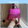 Stylish New Korean Style Shoulder Crossbody Bag 2023 Summer Texture Net Red Small Square Bag