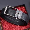 Men'S Belt First Layer Cowhide High-End Business Belt Travel Casual Versatile Automatic Buckle Belt
