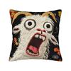Screaming Goat  Pillow Case  Square Pillow Cover Funny Pillowcases For Sofa Couch Bed Living Room