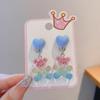 Non-Pierced Kids' Cartoon Earrings - Sweet Princess Dangle Clips