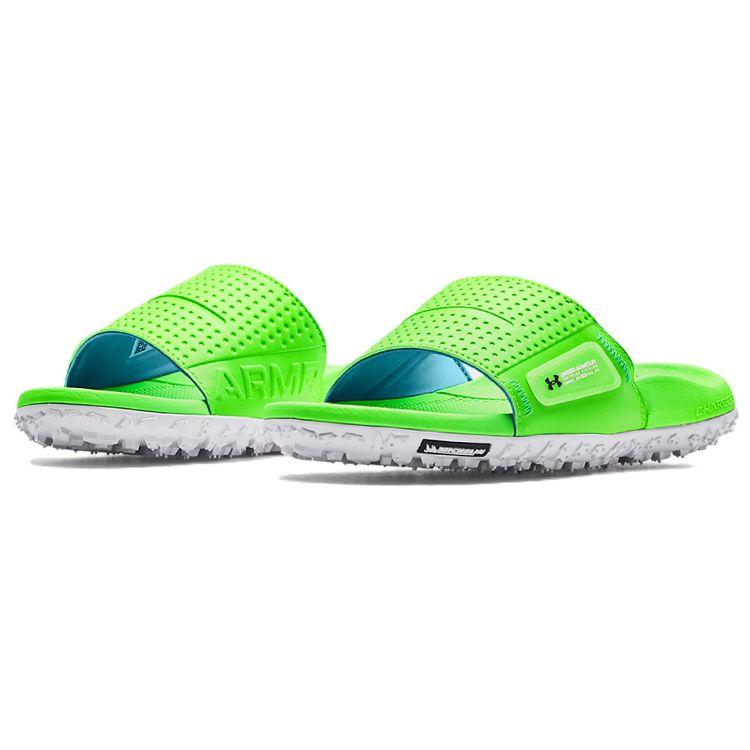 Under Armour FT Sway Slide Hyper Green Men Sneakers Black 3025047-300