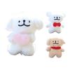 Doll Pendant, Mini Size Portable Keychain Pendant, Soft Velvet Fabric Puppy Design Doll, Durable Accessory for Bags Keys Backpacks