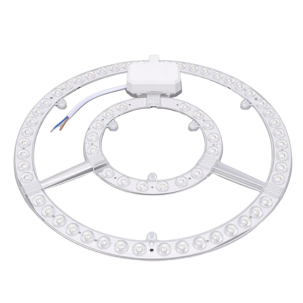 72W Ceiling Light Module Board Round Dual Color Dimmable LED Ceiling Fan Light Replacement Panel for Living Room Bedroom Bathroom