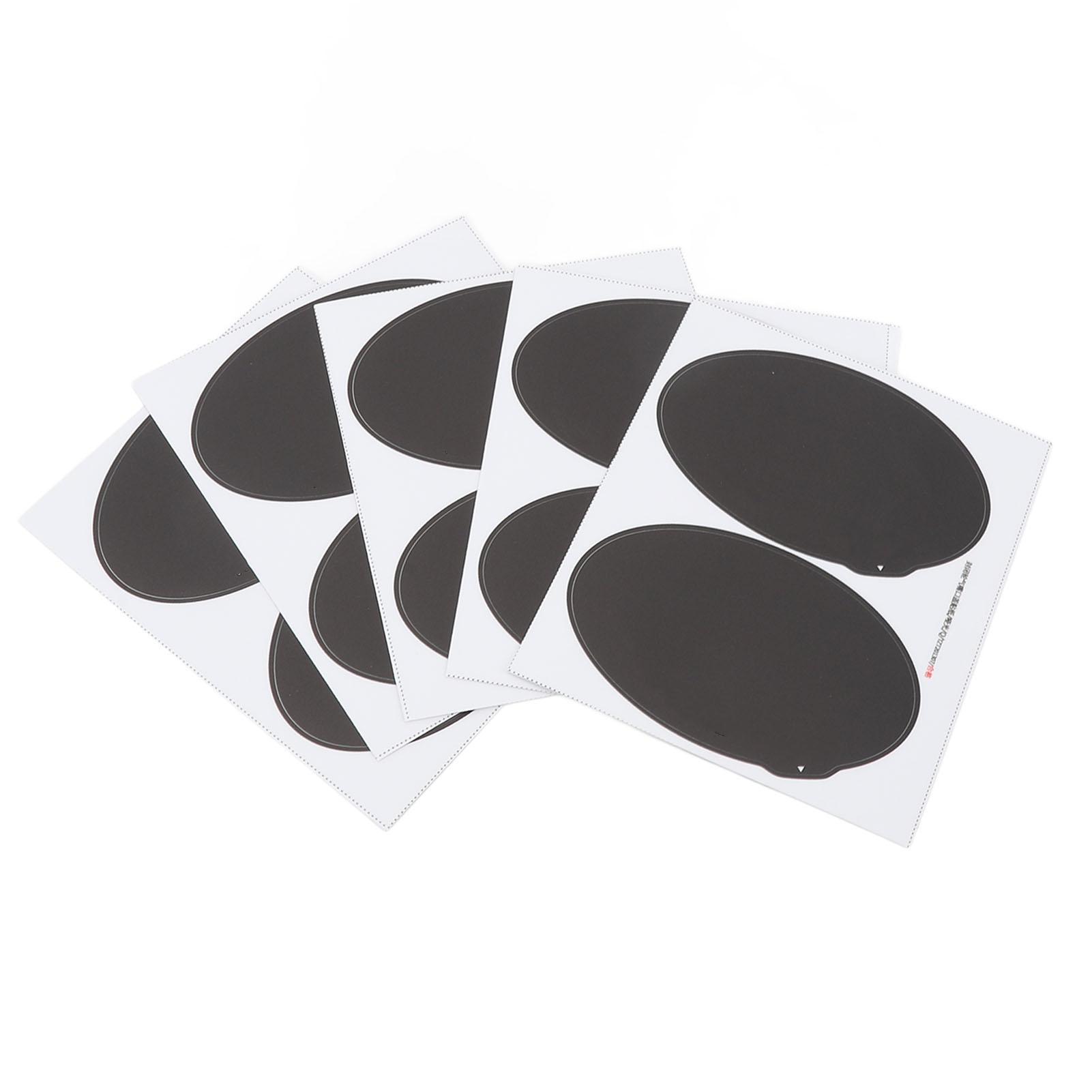 5 Pairs Bike Tire Valve Cover Sticker Professional Matte Sealing Wheel Tire Sticker for Road Mountain Bike Accessories