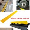 Rubber & Plastic Cable Trunking Speed Bump: Anti-Crush Plate for Ground Wire Protection - Indoor/Outdoor Cable Channel