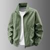 Spring and Autumn New Stand-up Collar Jacket Men's Thin Trench Coat Windproof and Waterproof Outdoor Casual Versatile Men's Jacket