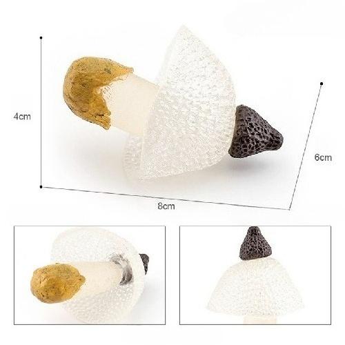 Shiitake-Pilz Maki Pilz Rutschiger Pilz Matsutake Giftiges Seil Schirm Zwillingspilz Desktop-Dekoration Modell Spielzeug