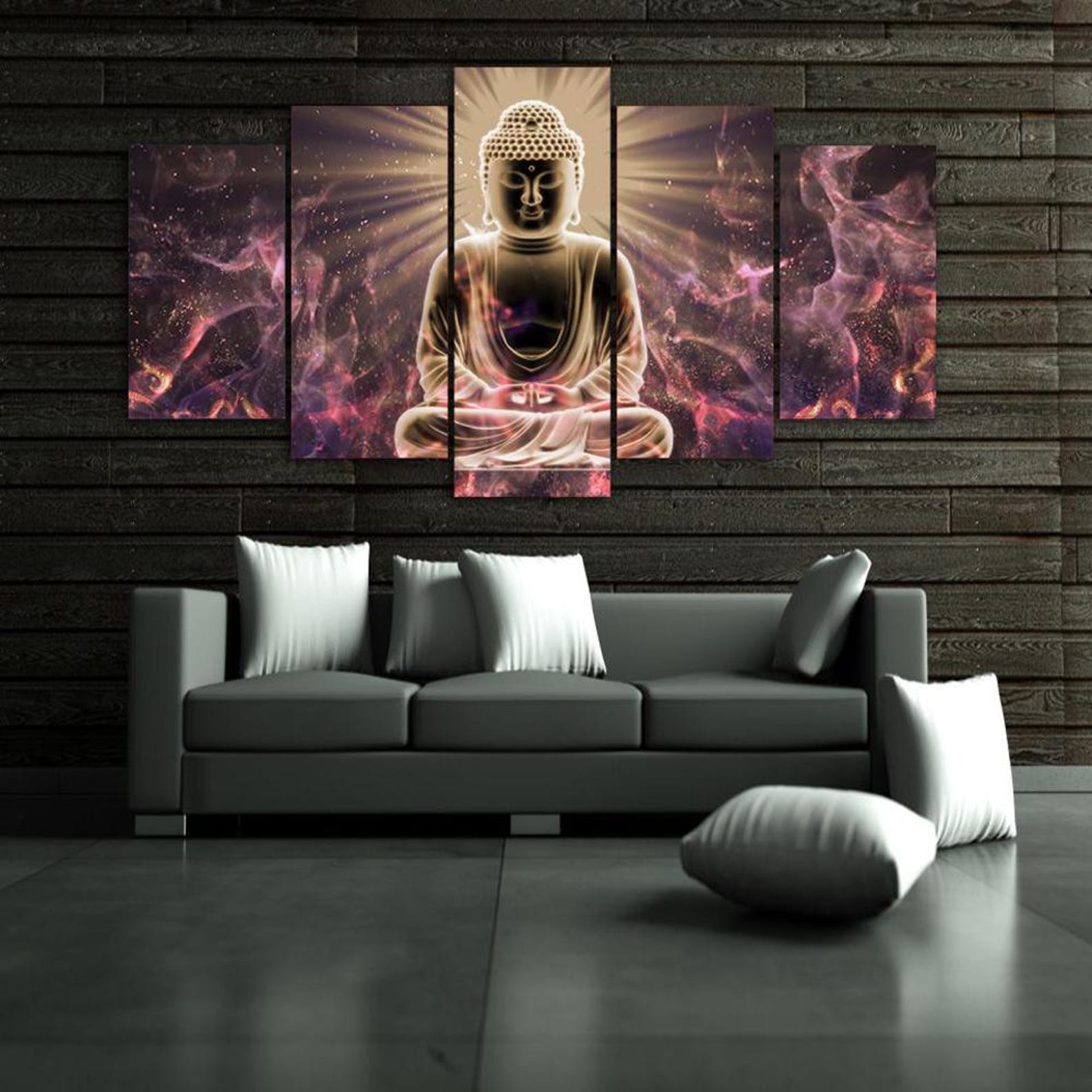 

5 Panel Canvas Wall Art Decor For Modern Home Interior Walls 20X35 20X45 20X55CM