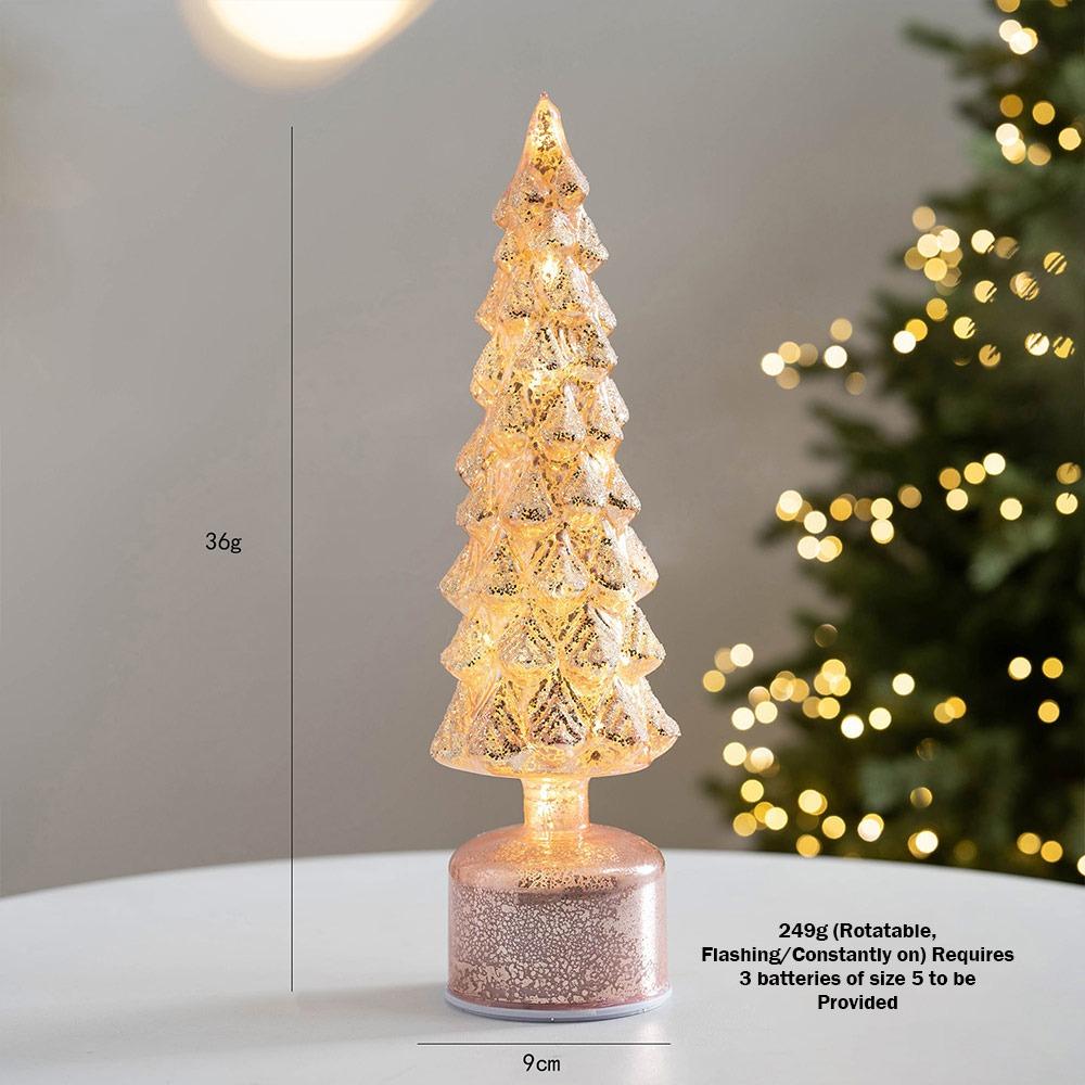 Rotating Christmas Tree Light LED Lamp Christmas Ambient Lighting  Festival Favors