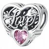 Charms Openwork Heart Love Bead Pr 925 Beads Pendant