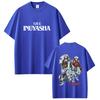 T-shirt Grafica Anime Inuyasha Sesshoumaru Unisex Donna Retrò Anni '90 Cotone Unisex T-shirt Divertenti Cartoni Animati Unisex Uomo Cotone