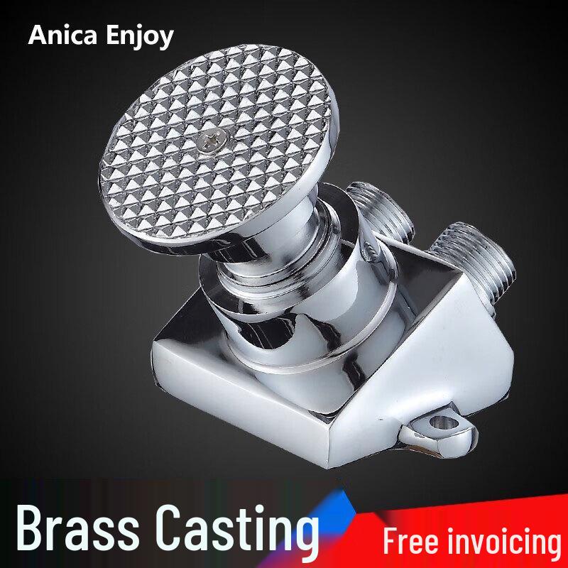 Anica Enjoy Single Cold Foot-Operated Basin Faucet