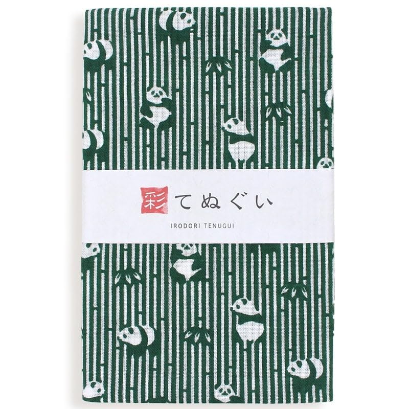 Small Patterned Tenugui (Japanese Hand Towel), Animal Pattern 1, No Fray-resistant Treatment, Set of 5, 33 X 90 Cm, TE-X5-06010-IR