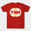 Men Black Print T-shirt Twa - Classic No-Cut Transfer Paper Print Cotton Tshirt