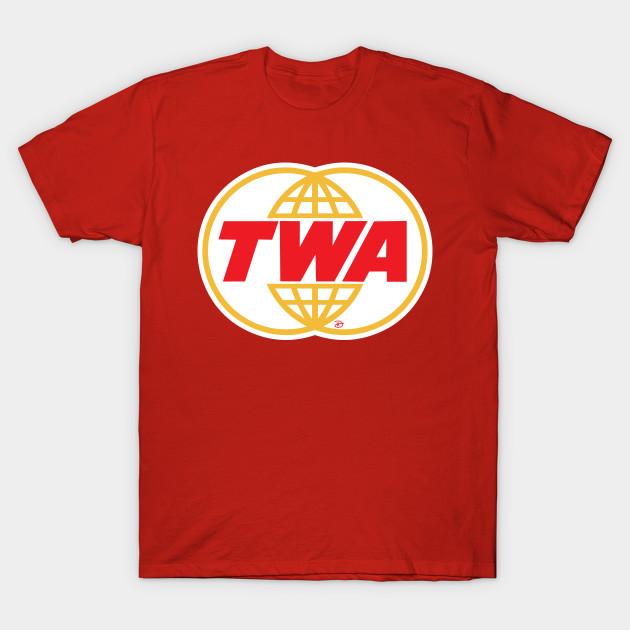 

Men Black Print T-shirt Twa - Classic No-Cut Transfer Paper Print Cotton Tshirt L червоний