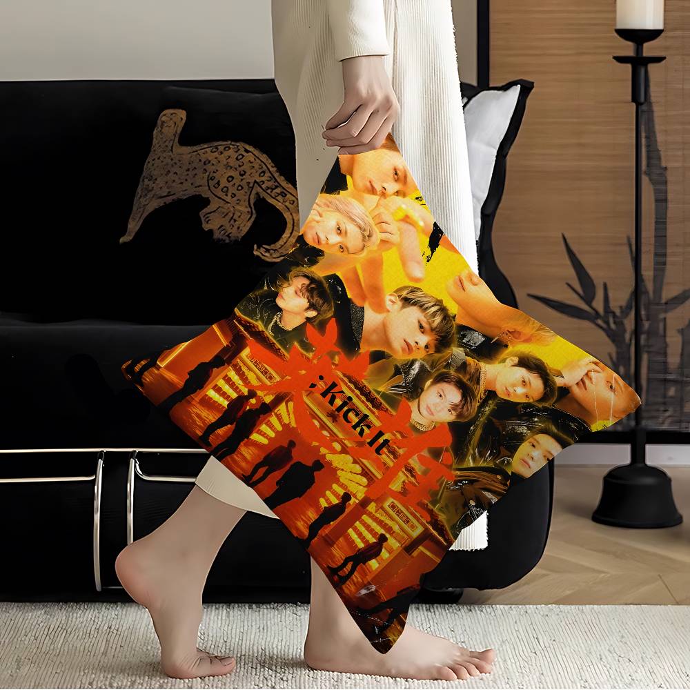 Pop Music Groups NNCT  Cushion Cover Pillowcase Upholstery Sofa Throw Pillow Home Decor Pillowcas