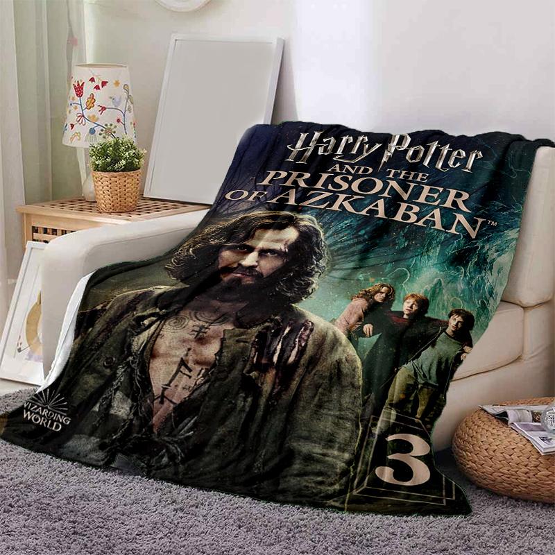 

Harry Potter and the Prisoner of Azkaban Poster PrintPrint Blanket, Soft Blanket For Sofa Office Bed And Travelling Daughter Birthday Gift e 130cm×150cm（50in×60in）