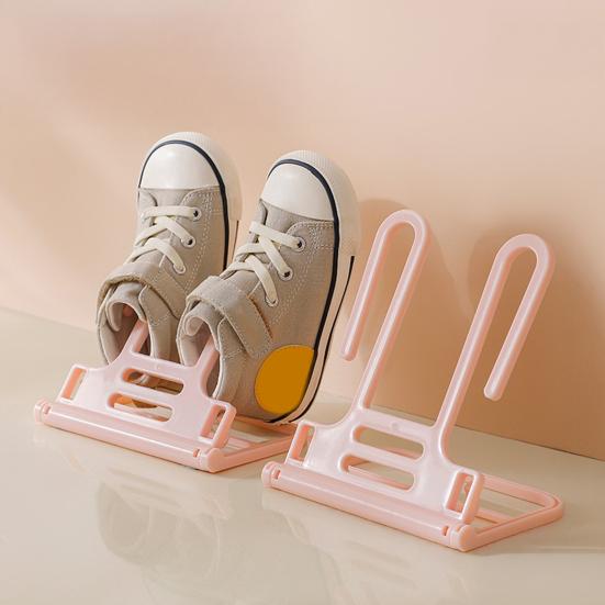 2Pcs Shoe Drying Racks Strong Load-Bearing Multipurpose Slipper Hangers Shoes Stand Save Space Organizer