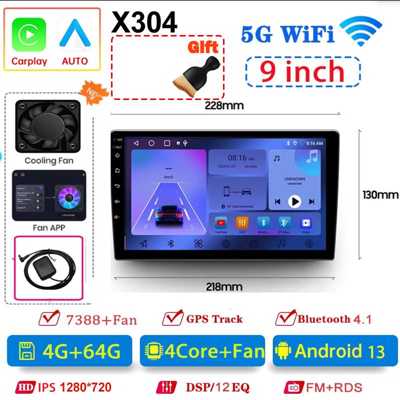 2Din Car Radio Universal Android 13 7"/9"/10"Autoradio Audio 64G GPS BT wireless Carpaly Multimedia Player For Hyundai Nissan