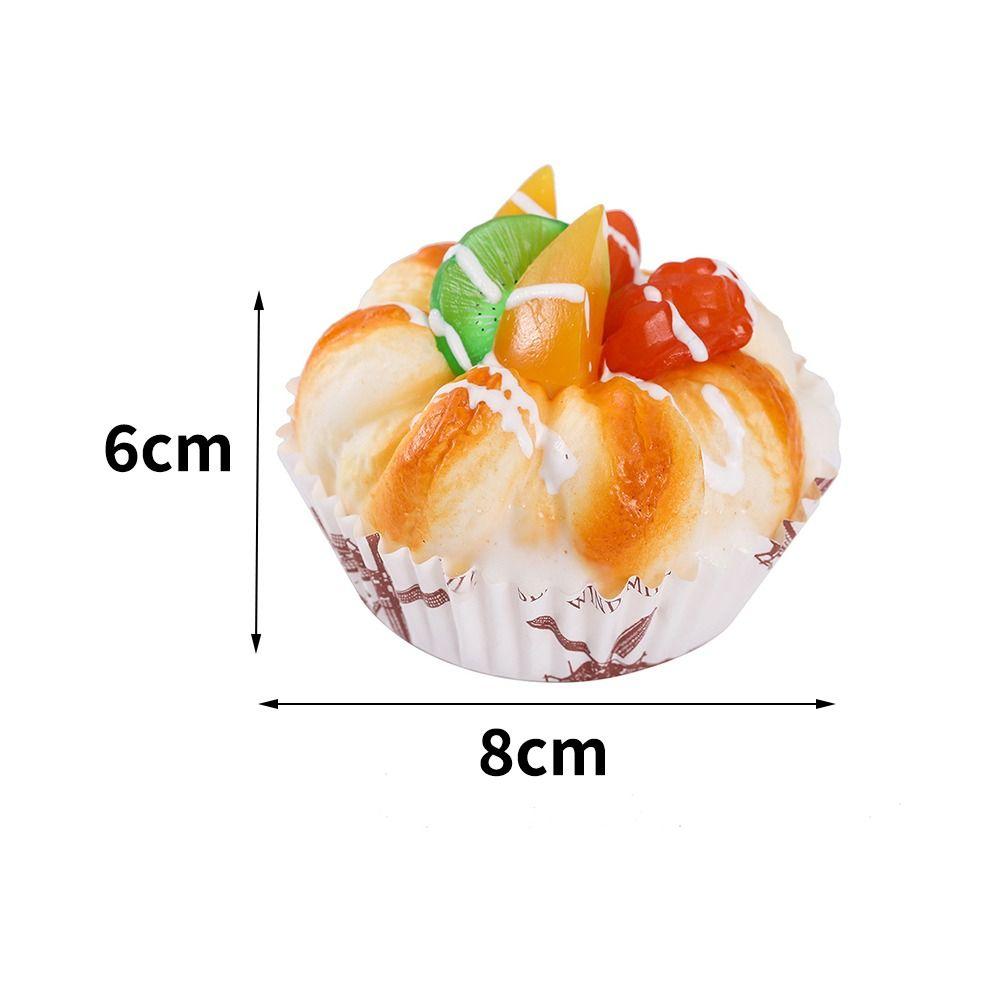 Cartoon Cake Squeeze Toy Rebound Mochi Squish Foam Toy New Refrigerator Magnets Student