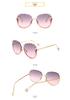 New European-American Trend Rimless Edge-Cut Large Frame Ladies Sunglasses 8913