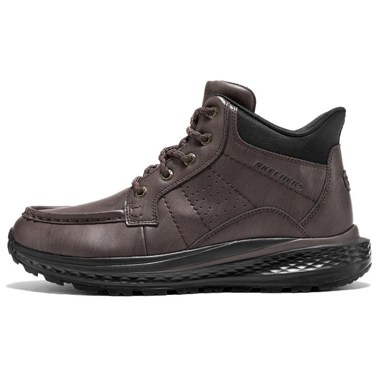 Skechers Relaxed Fit Модные Удобные Прочные Туристические Ботинки Мужские Туристические Ботинки Коричневые 205654-CHOC 39.5