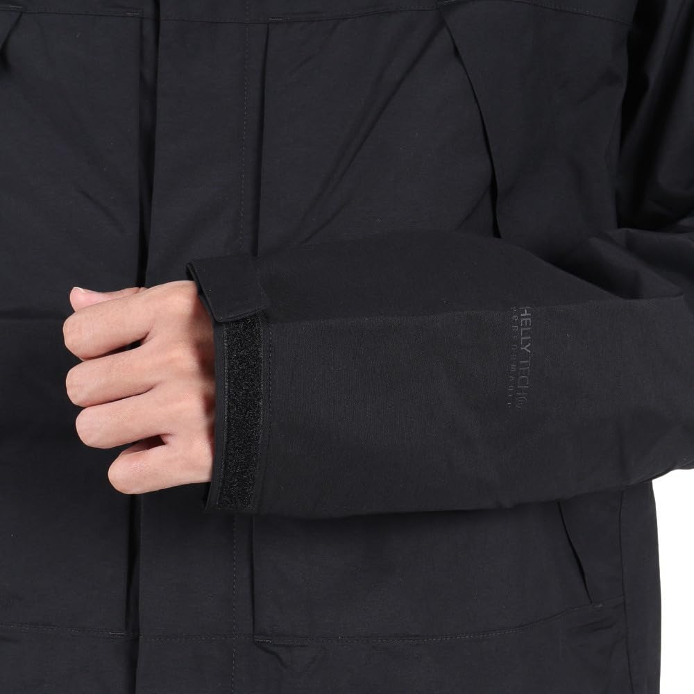 Helly Hansen SCANDZA LIGHT a Unisex Jacket with and Breathable In Black JKT, Water-repellent, Waterproof, Windproof, Insulation, (HOE12272).