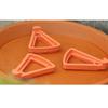2Pc Plant Pot Feet Risers Plastic Triangle Flower Pot Support Stand for Garden Patio Ventilation Drainage