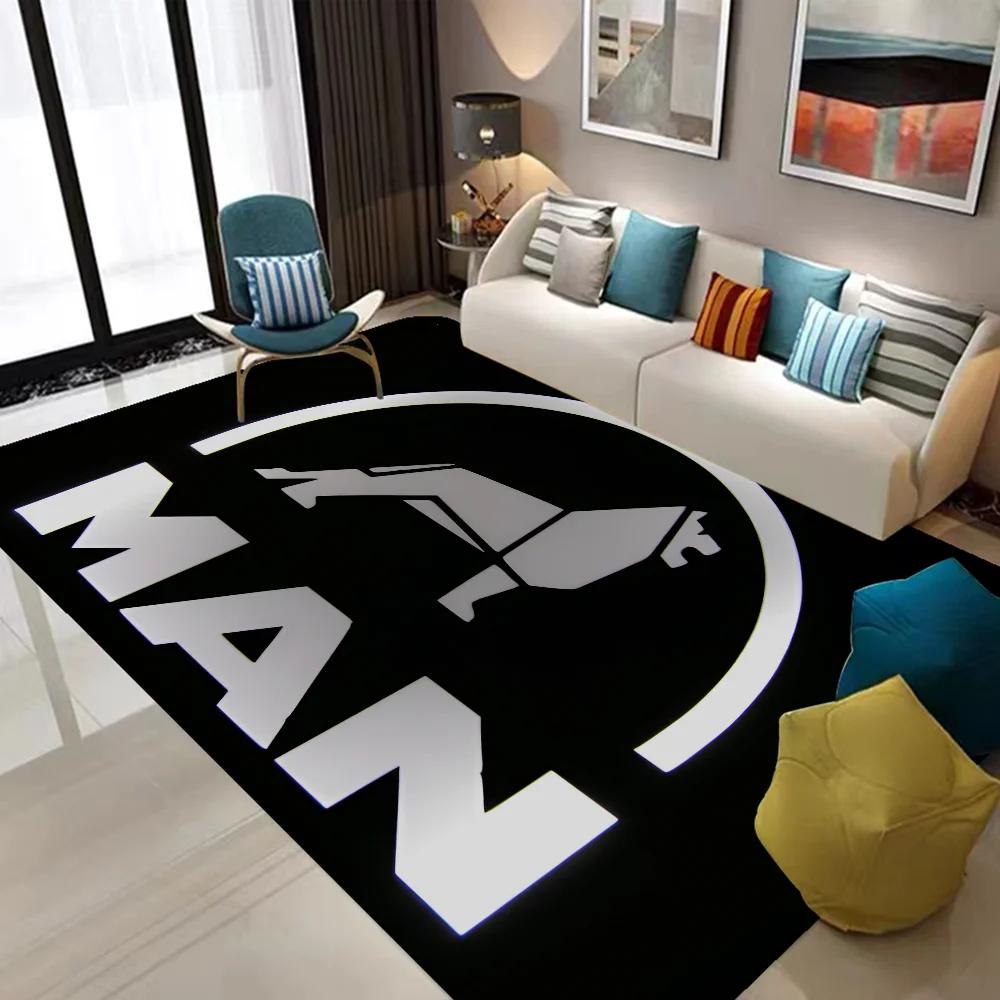 Man Truck Logo Door Mat Nordic Style Bedroom Living Room Doormat Home Balcony Anti-Slip Alfombra