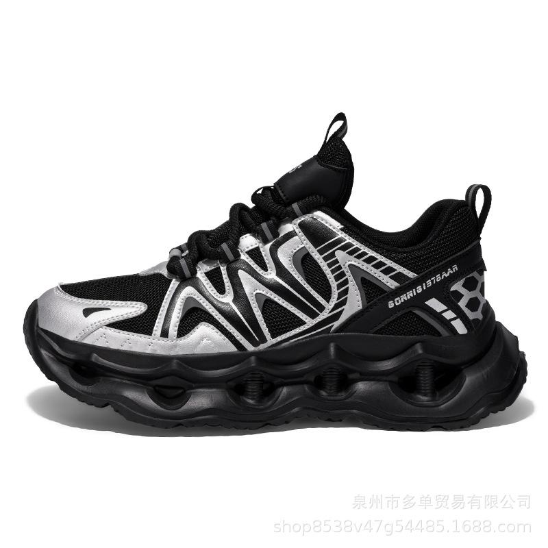 

Putian Four Seasons Premium Hong Kong Style Dad Shoes Thick Soles Increase Student Xiaobai Leisure Sports Trend Shoes 39 чёрный