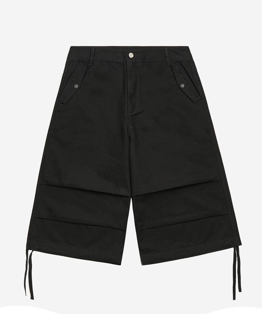 Tofi Ripstop Cotton Bermuda Pants (Black)