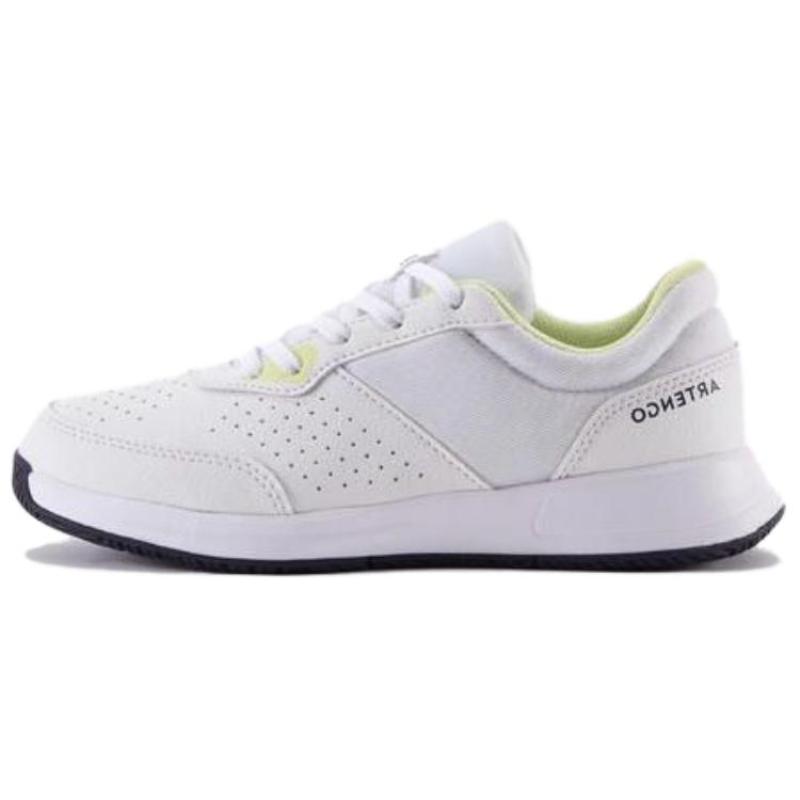 

DECATHLON Comfortable and Lightweight Non-slip Basic Low-top Tennis Shoes Unisex White Yellow 38