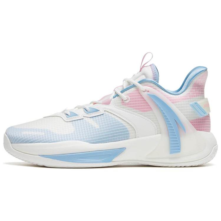 

Anta Swoosh 2.0 GH Low top Cushioning Slip Resistant Abrasion Resistant Basketball Shoes Men s Blue White 112311602-3 44
