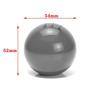 Universal 6 Speed Ball Shape Acrylic Car Gear Shift Knob Shifter Lever Head