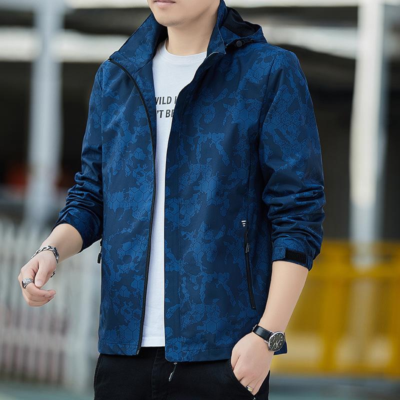 Autumn New Casual Windproof Jacket Men's Middle-aged and Young Men's Autumn Jacket Men's Clothing