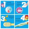 Lion Kodomo Children's Soft Bristle Toothbrush (6-12 Years, 3-Pack)